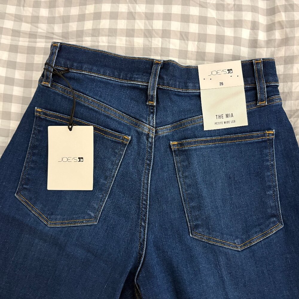 Joe's Jeans The Mia Petite High Rise Wide Leg (26, Exhale) - NWT - Picture 4 of 5